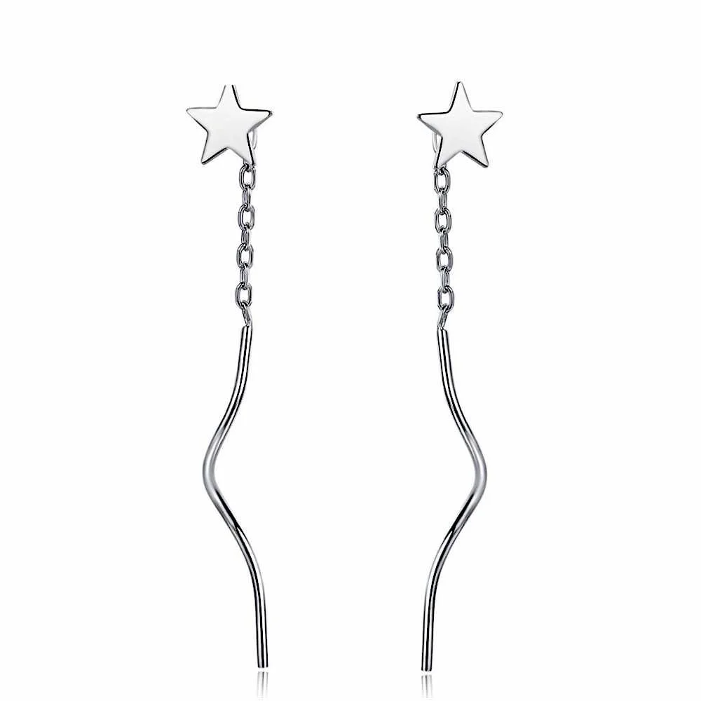 Ilgi sidabriniai auskarai, Sidabriniai auskarai, sidabro juvelyrika, sidabra jewelry