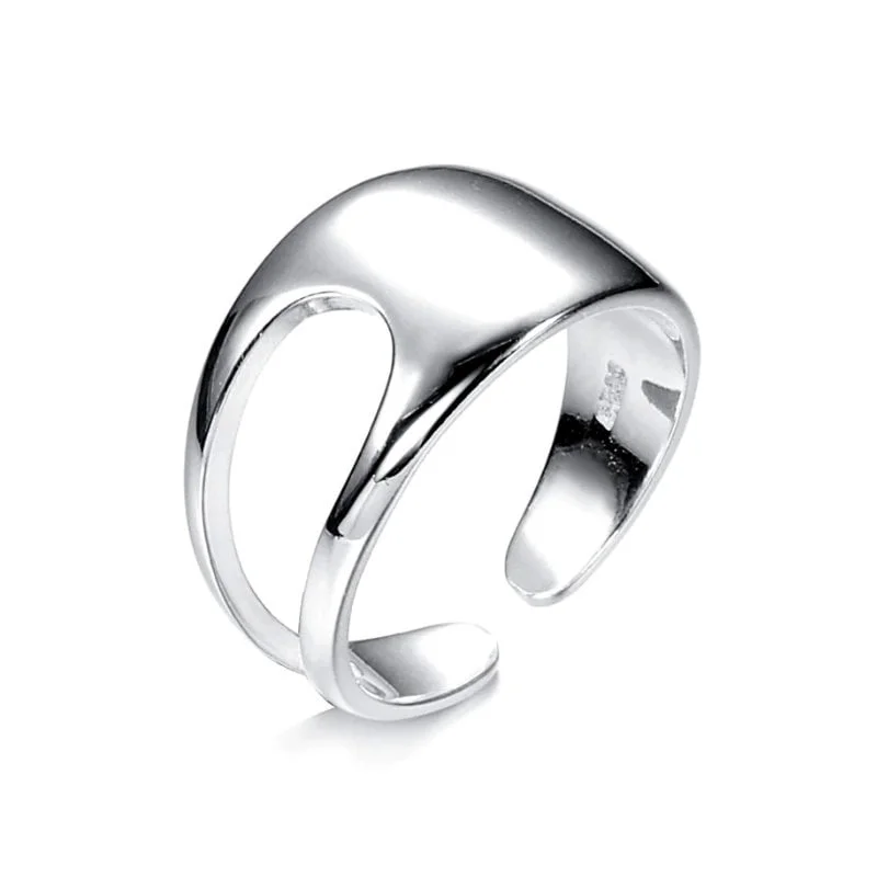 Tikro sidabro žiedas moterims, žiedas moterims, sidabriniai žiedai, Sidabra Jewelry