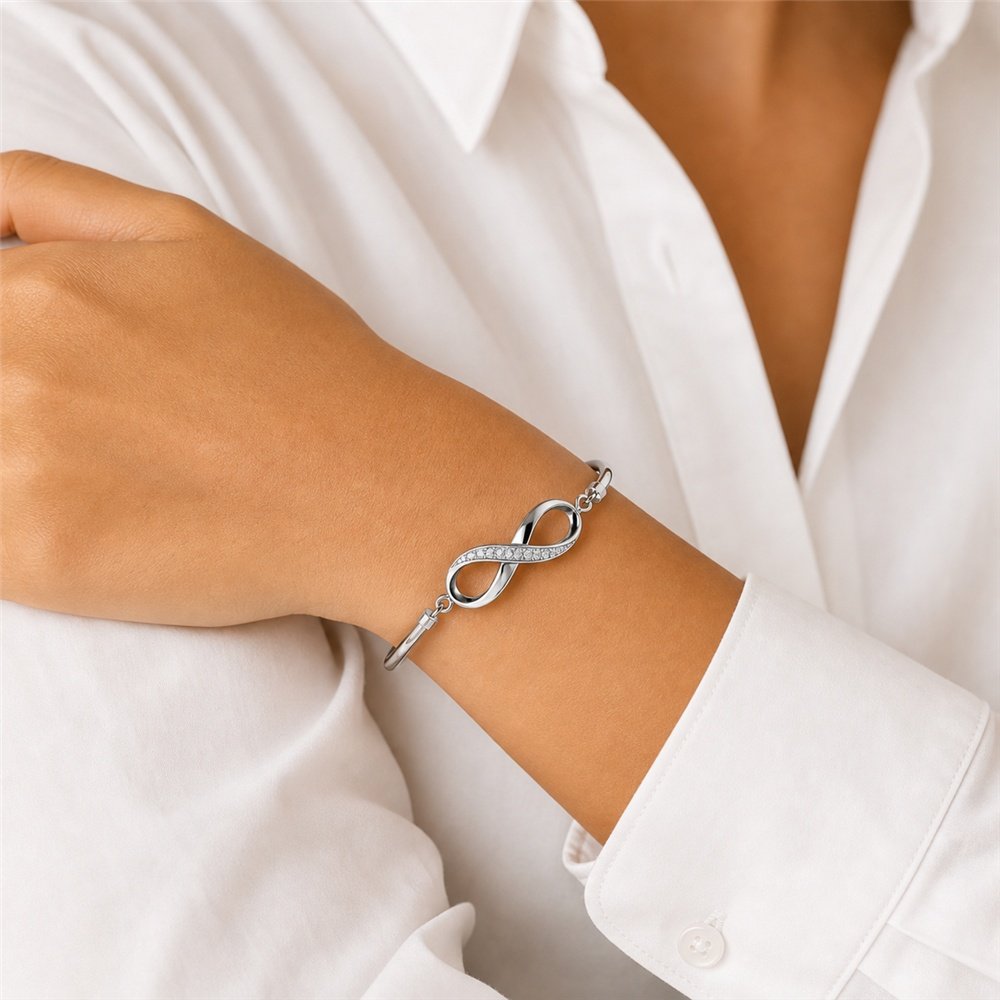 Sidabrinė apyrankė Infinity 2 sidabra jewelry