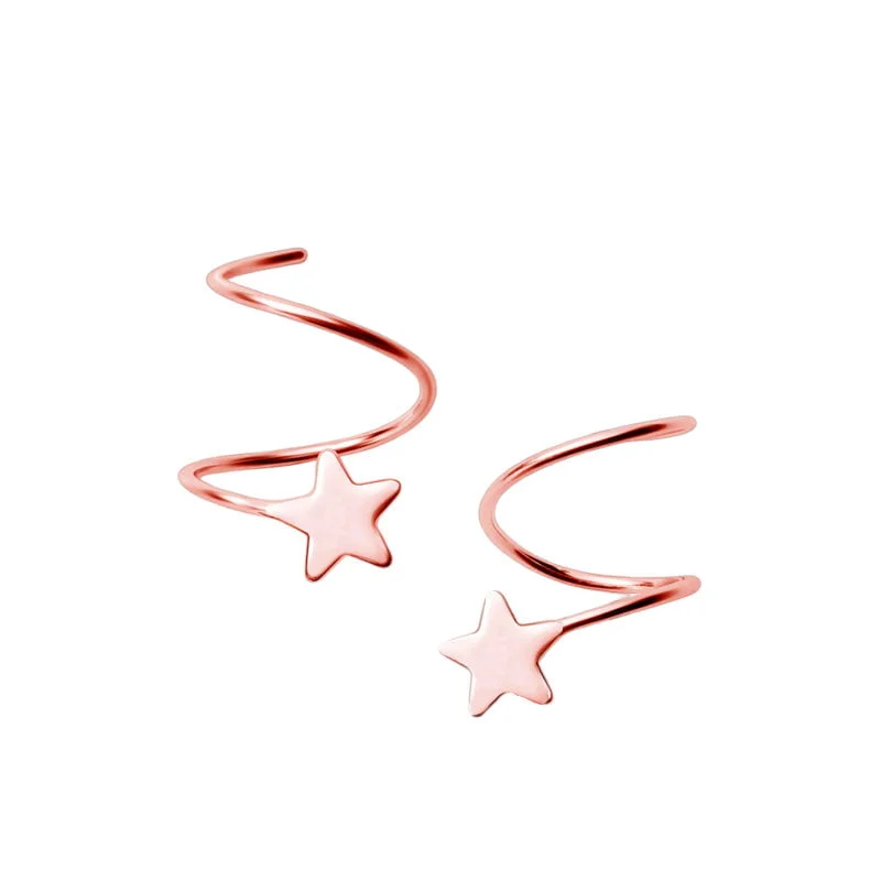 auskarai Coilstar Gold