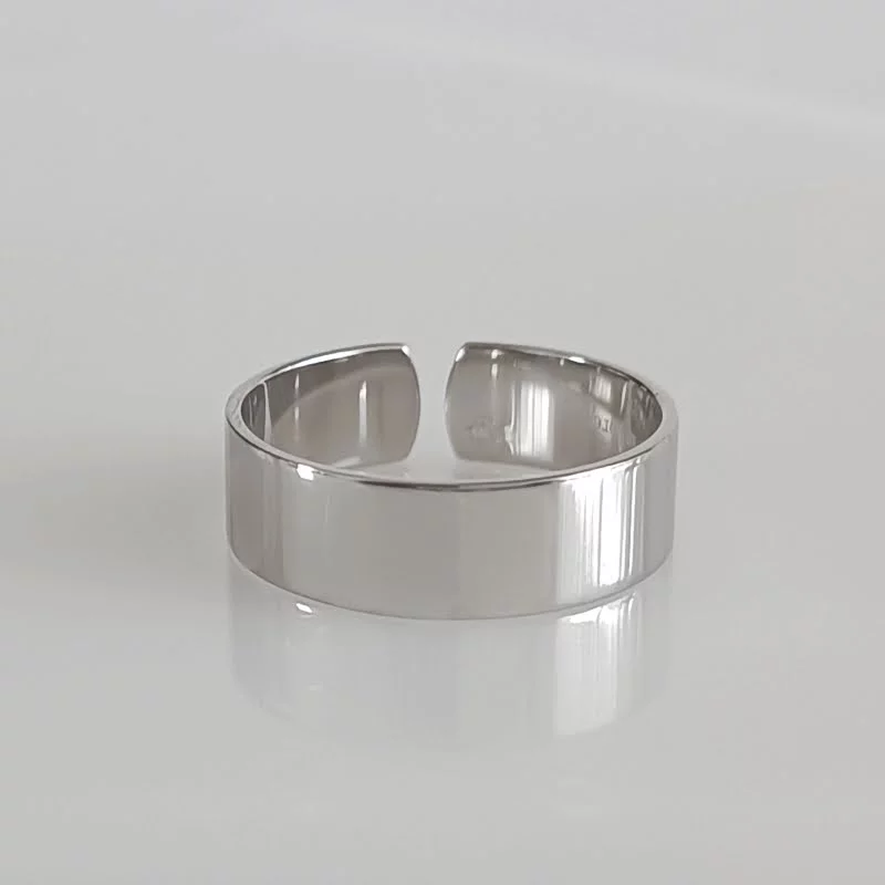 Sidabrinis 6mm lygus žiedas, sidabrinis žiedas, sidabriniai papuošalai, sidabra jewelry