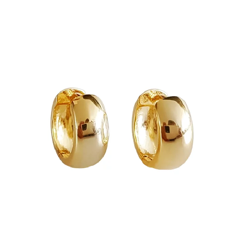 Sidabriniai auskarai Wide Gold