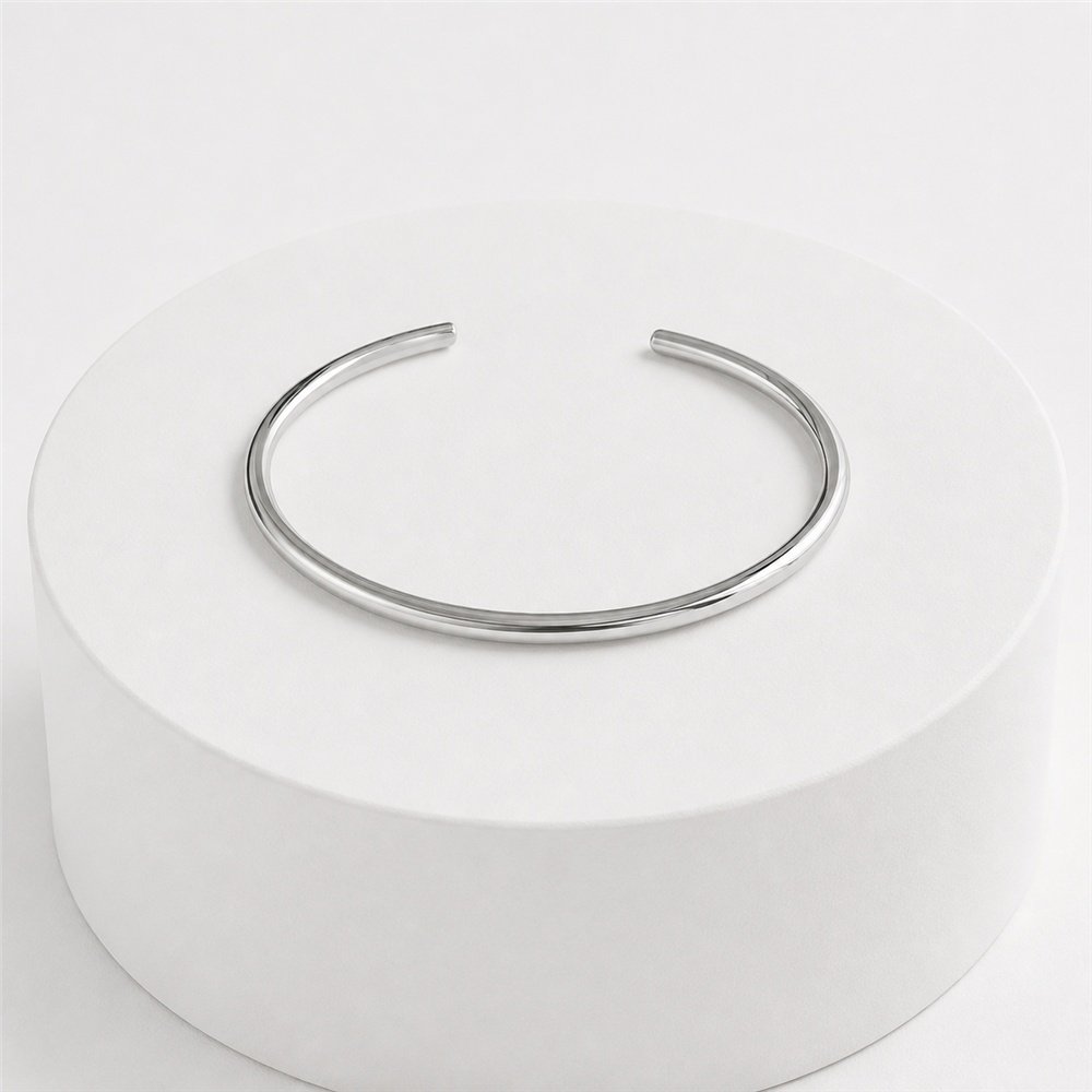 Sidabrinė apyrankė Minimalist 4 apyranke moterims