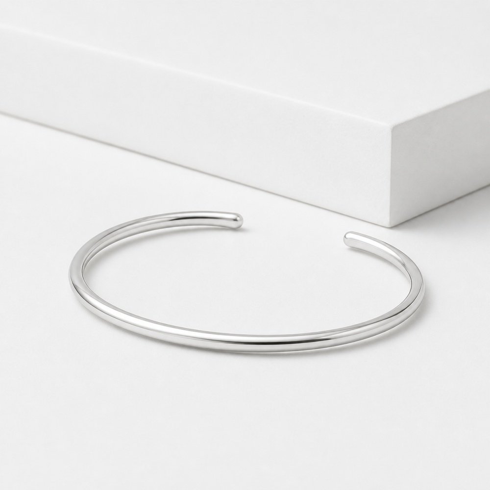 Sidabrinė apyrankė Minimalist 5 minimalistine apyranke