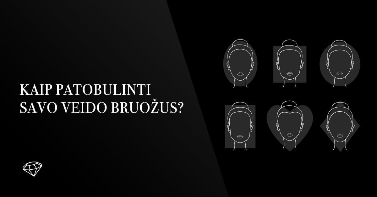 KAIP PATOBULINTI SAVO VEIDO BRUOŽUS