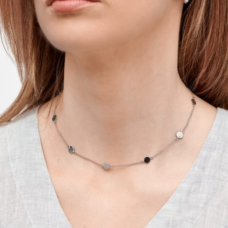 Sidabrinis kaklo papuošalas Collar