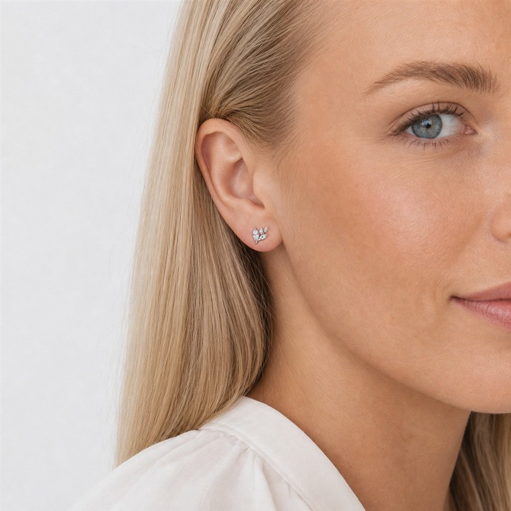 Sidabriniai auskarai Olivia 6 sidabra jewelry