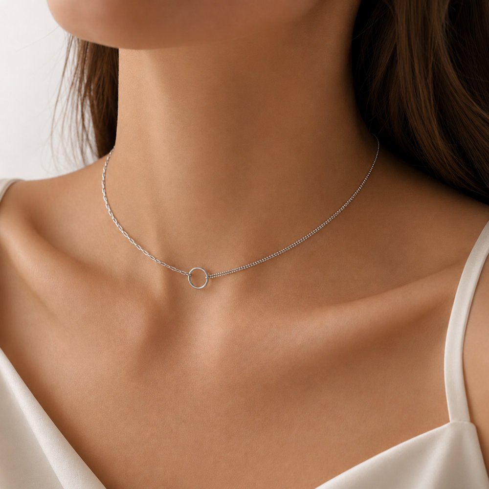 Kaklo papuošalas Choker 6 sidabra jewelry