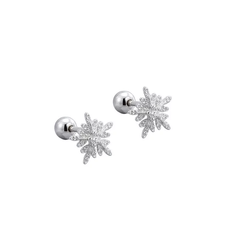 Helix auskarai Snowflake - Sidabra Jewelry
