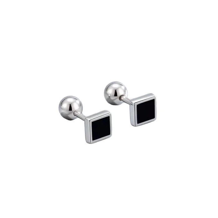 Helix auskarai Black Square