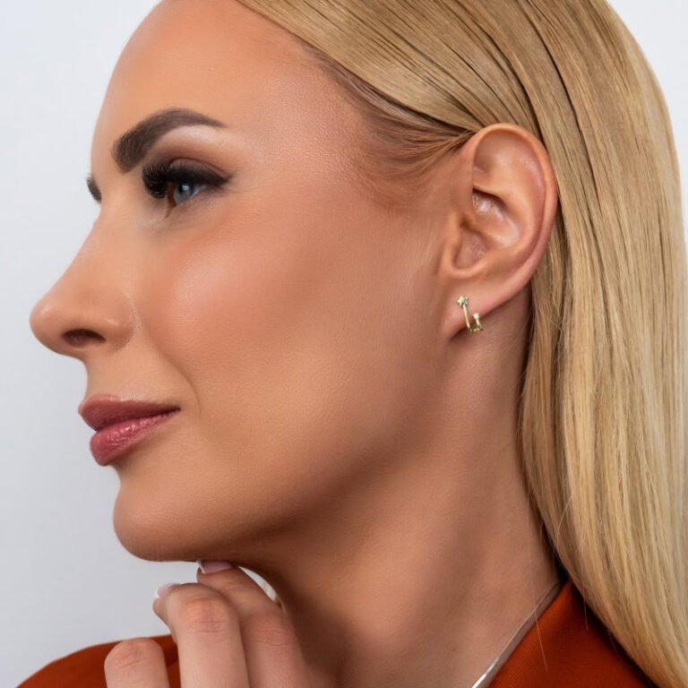 Stilingi auskarai Nova Gold