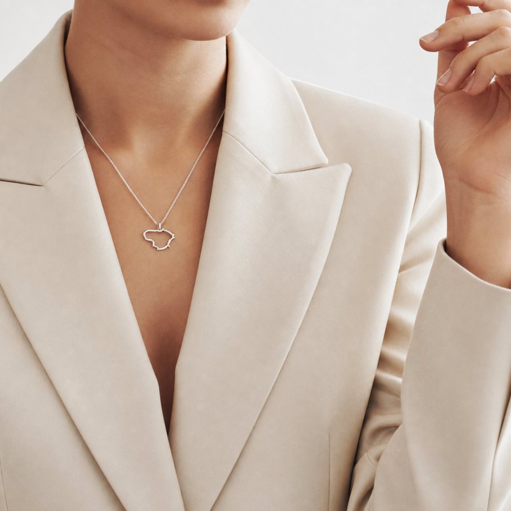Sidabrinis kaklo papuošalas Lietuva 2 sidabra jewelry