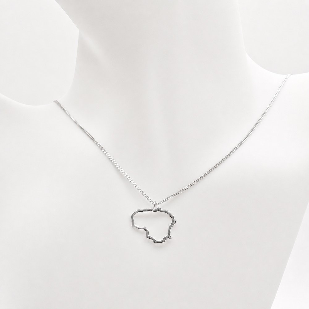 Sidabrinis kaklo papuošalas Lietuva 4 Sidabra Jewelry papuošalai