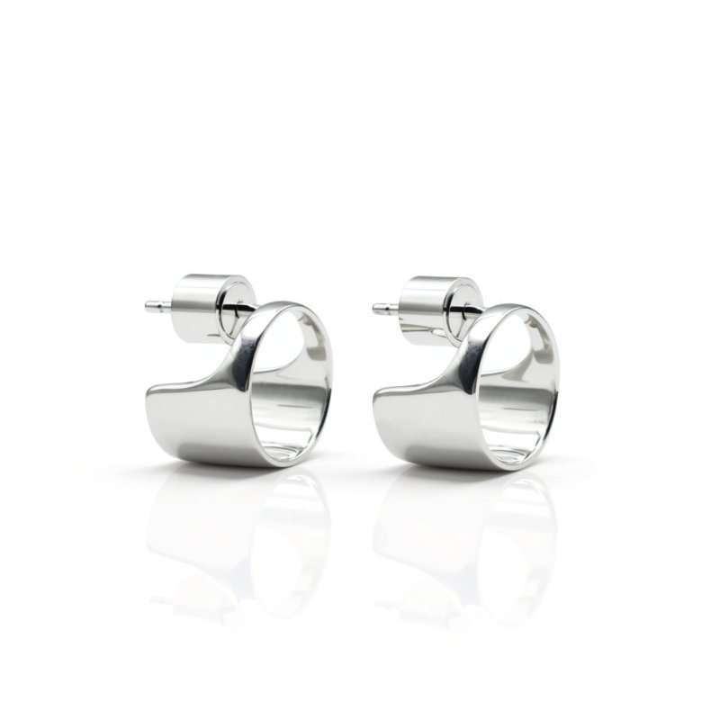 Sidabriniai auskarai Clara