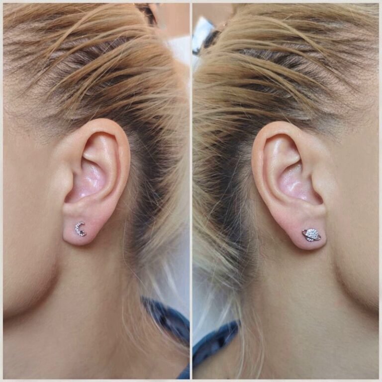 Helix auskarai Saturn