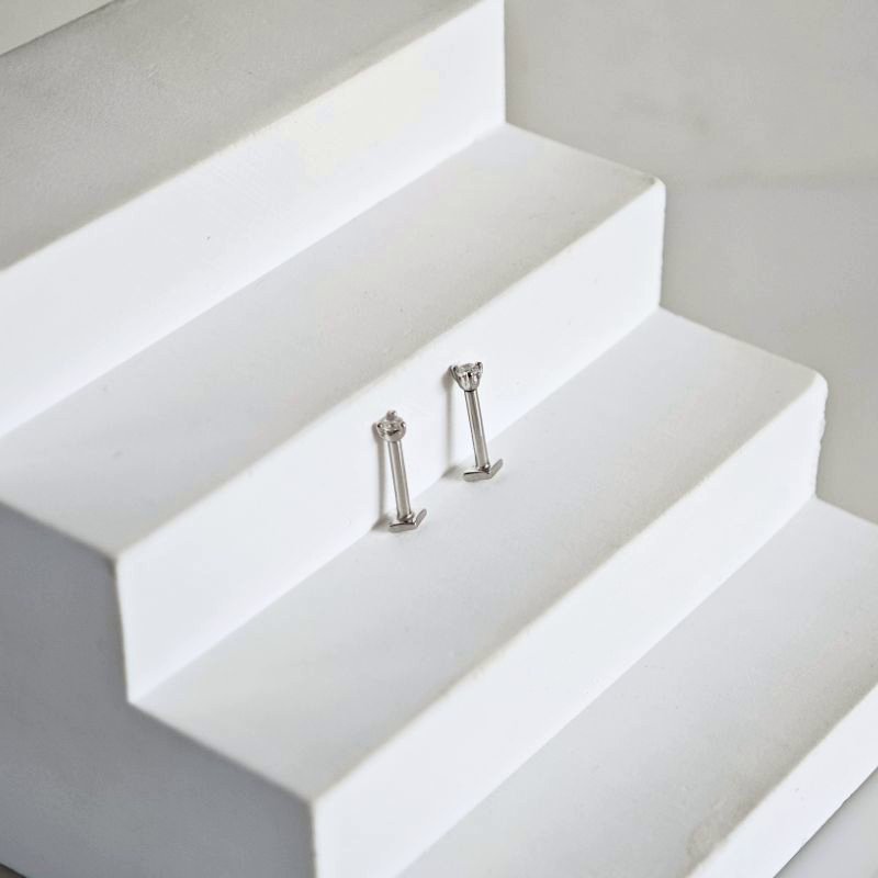 Helix auskarai Diamond 5 helix auskarai su akute