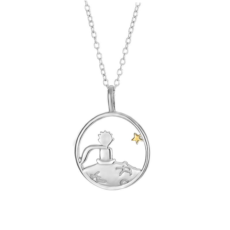 Sidabrinis pakabukas Little Prince