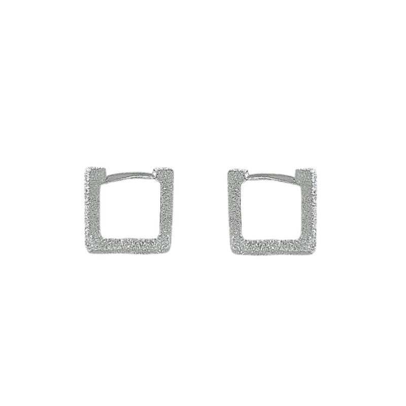 Sidabriniai auskarai Frame