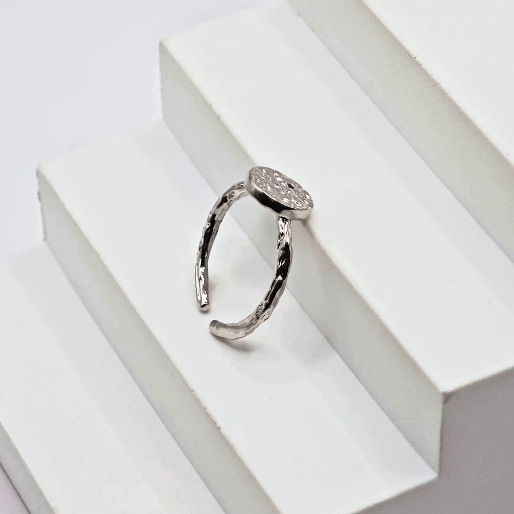 Sidabrinis žiedas Raw 3 stilingas ziedas