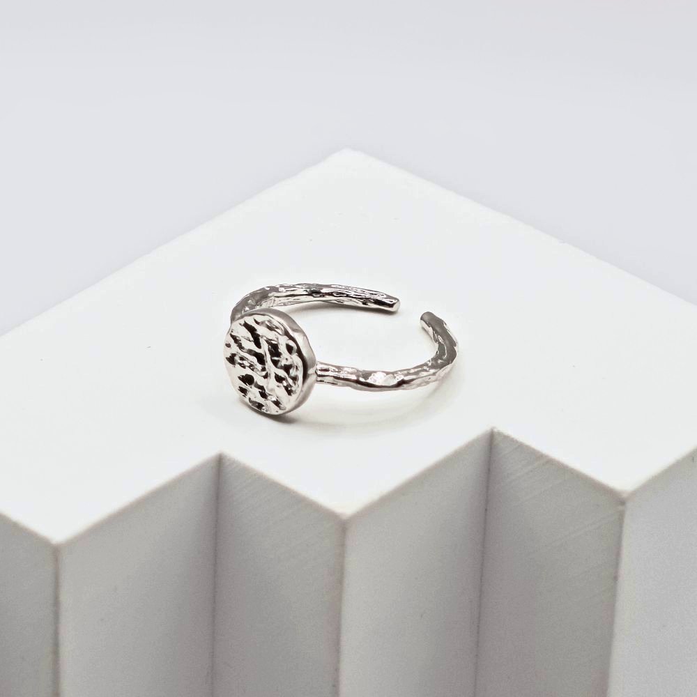 Sidabrinis žiedas Raw 5 ziedai moterims