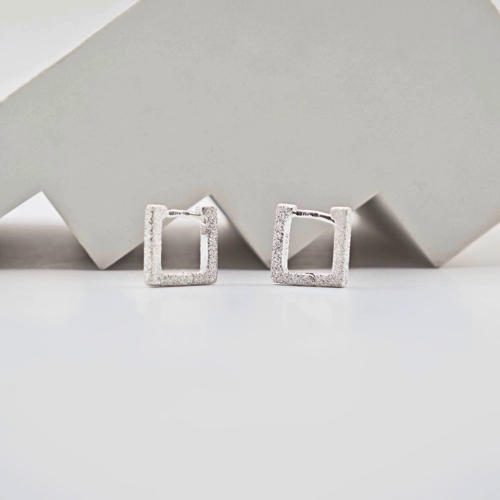 Sidabriniai auskarai Frame 5 sidabra jewelry