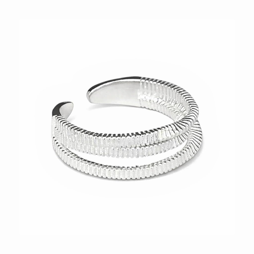 Sidabrinis žiedas Layer