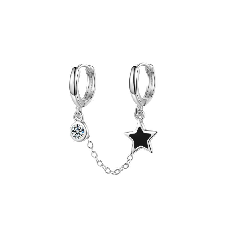 Sidabrinis auskaras Eva