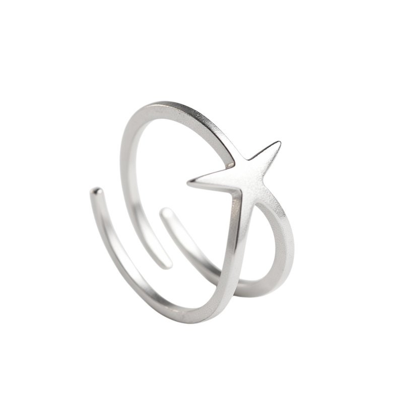 Sidabrinis žiedas Starlet