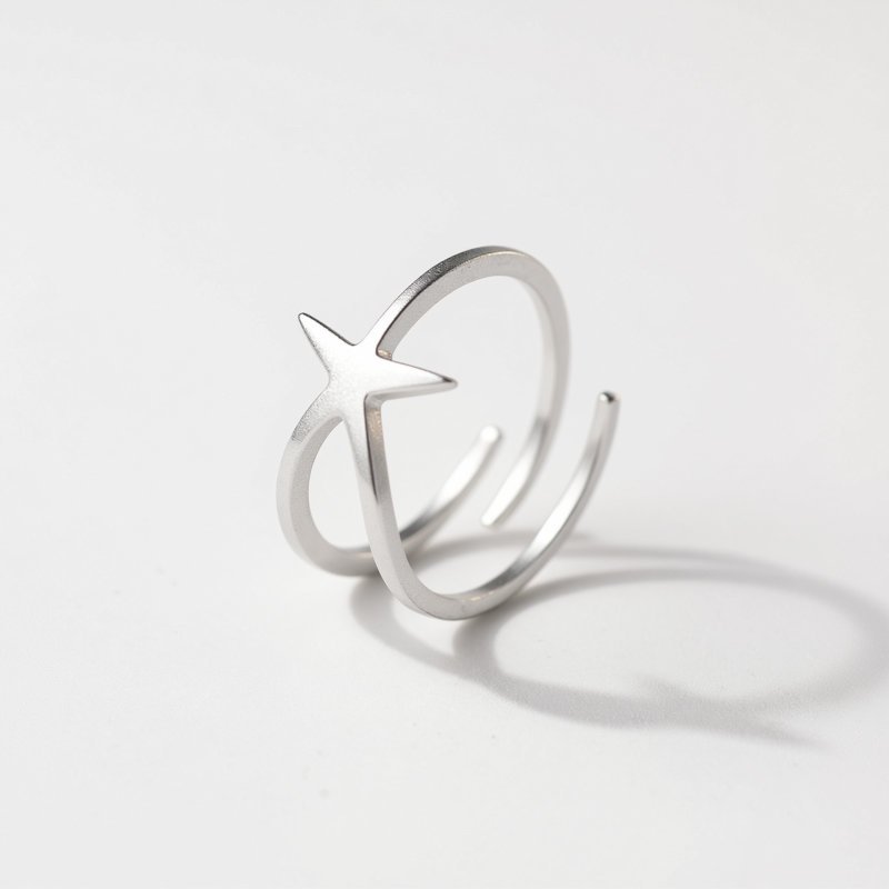 Sidabrinis žiedas Starlet 6 papuošalai moterims