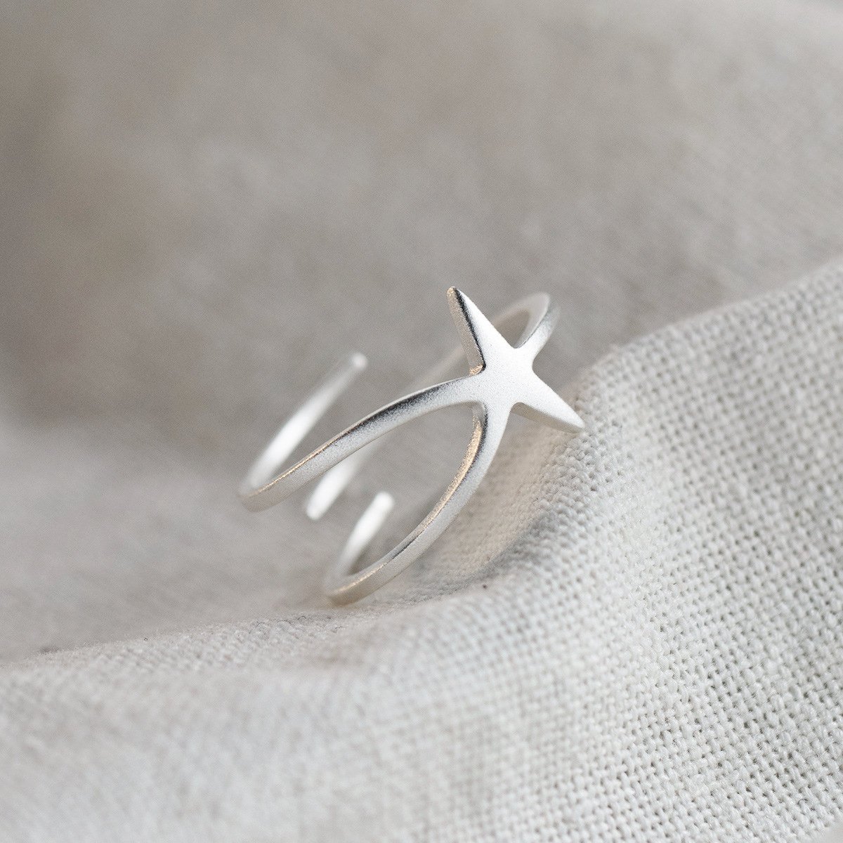 Sidabrinis žiedas Starlet 5 sidabra jewelry