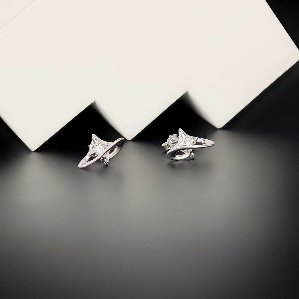 Sidabriniai auskarai Arias 5 sidabra jewelry