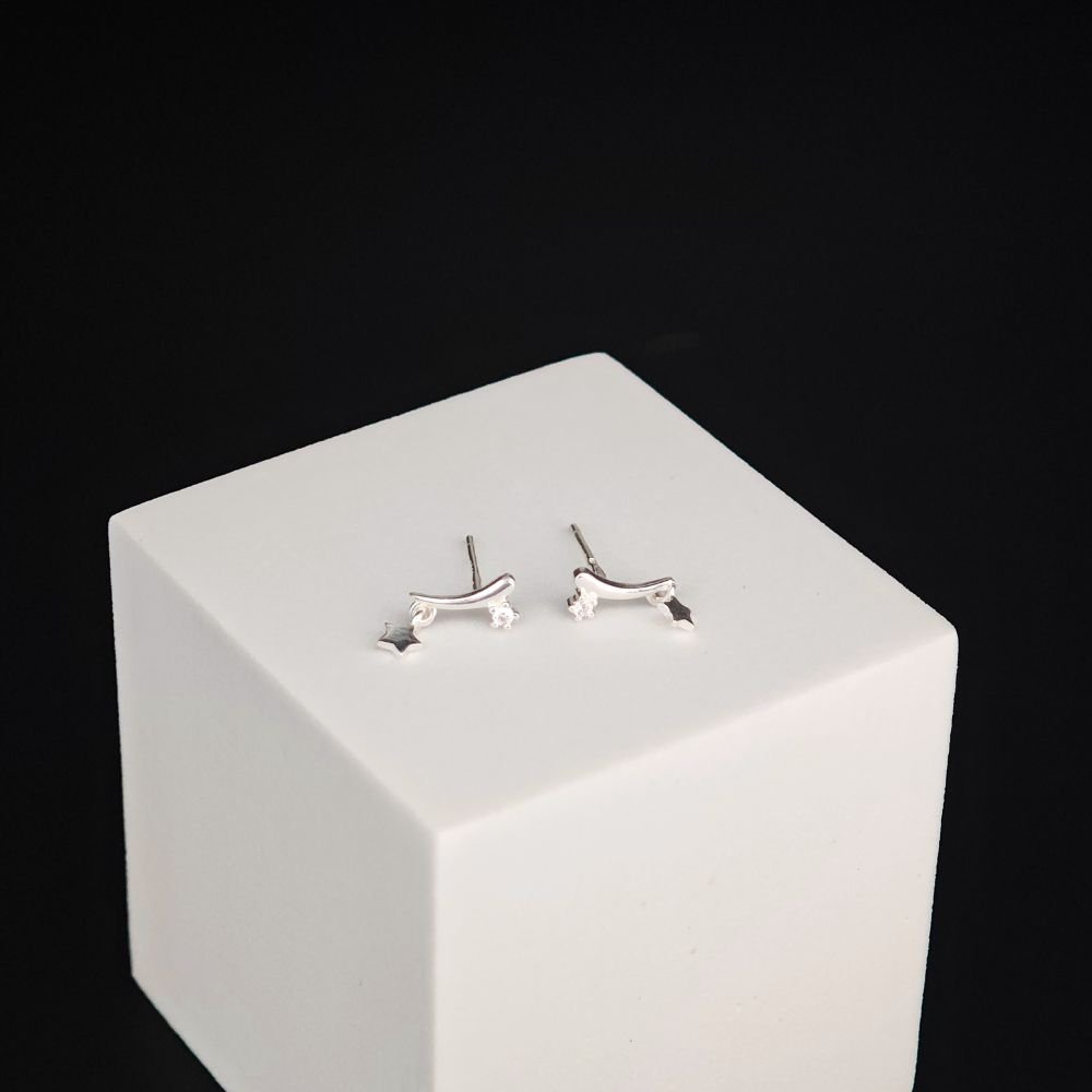 Sidabriniai auskarai Mini 6 sidabro juvelyrika