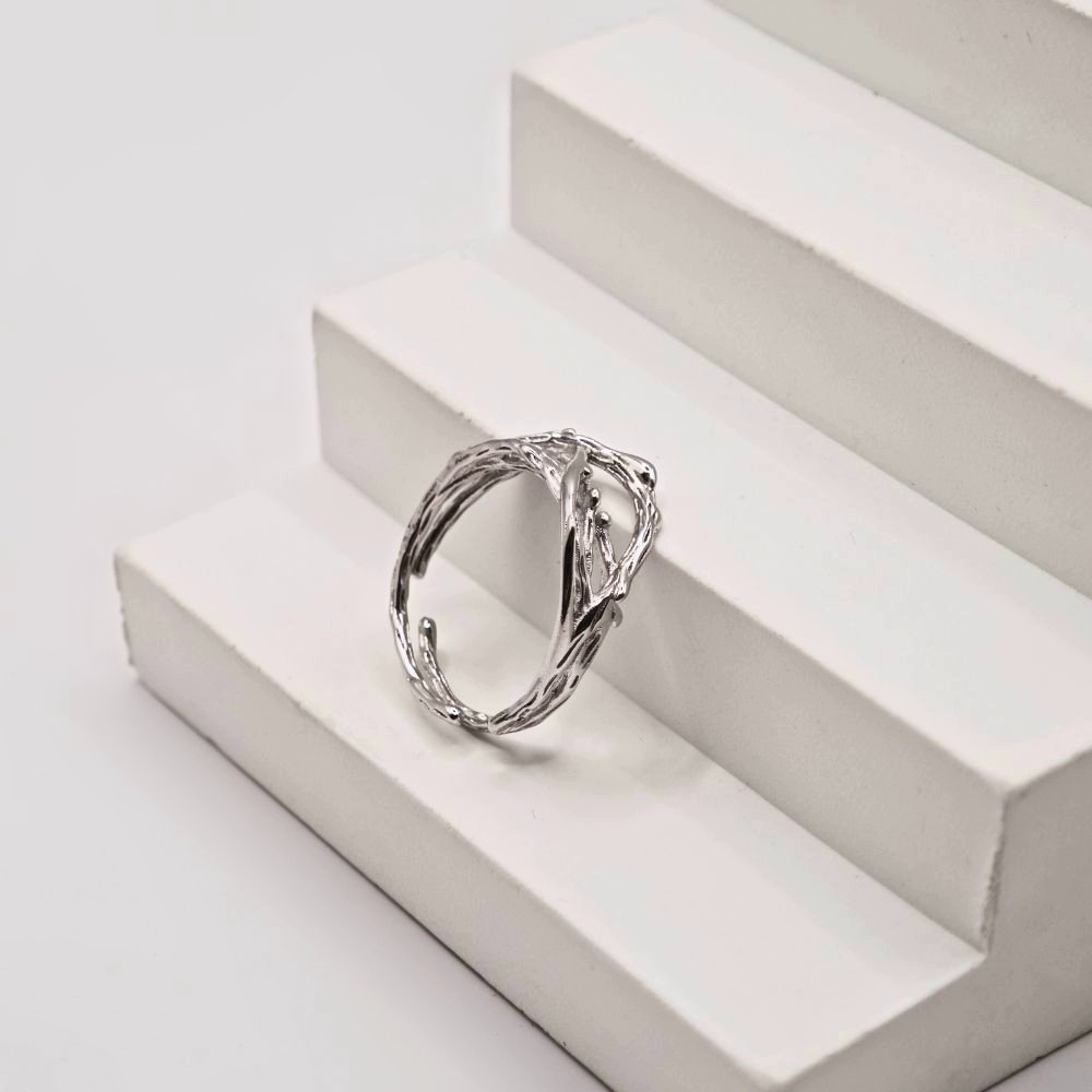 Sidabrinis žiedas Echo 5 isskirtinis ziedas