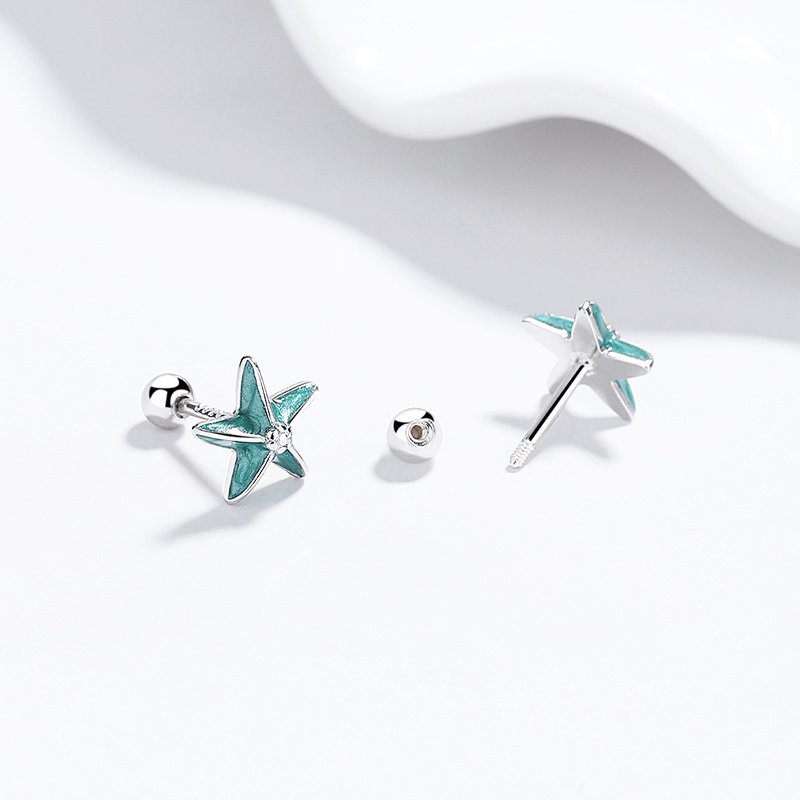 Helix auskarai Sea 5 sidabra jewelry