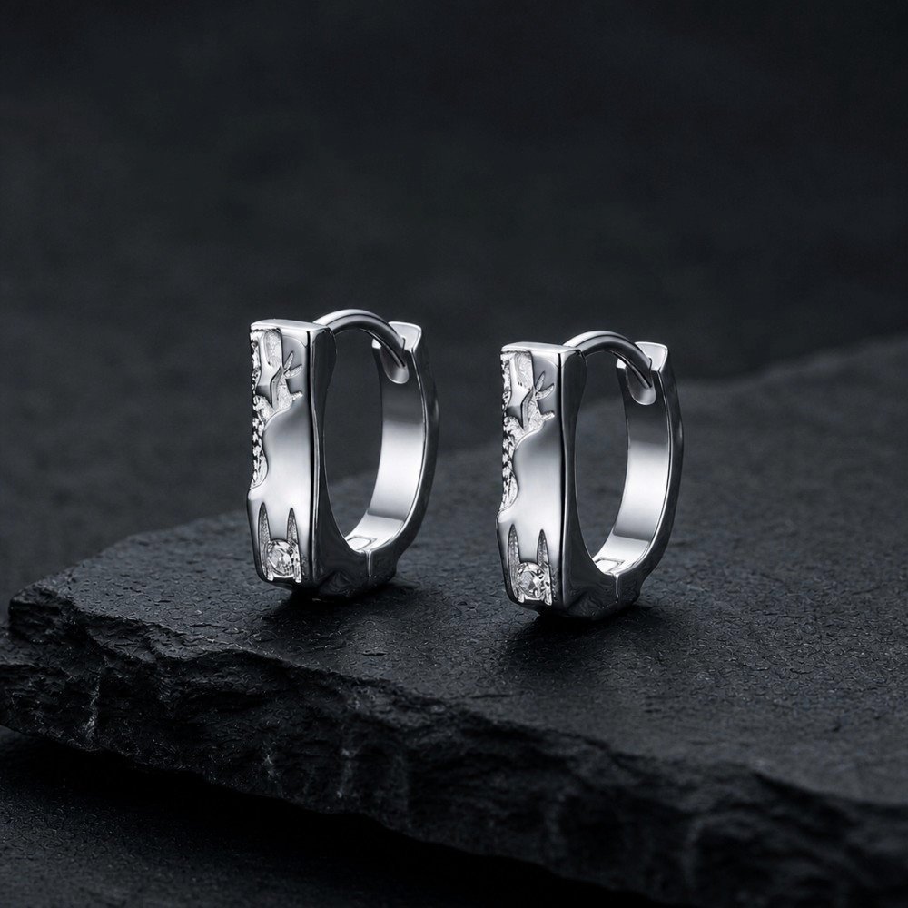 Sidabriniai auskarai Axion 5 sidabra jewelry