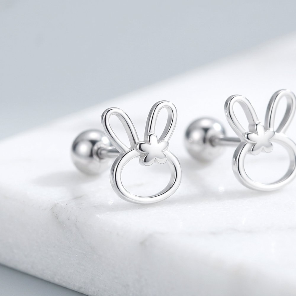 Helix auskarai Bunny 3 sidabra jewelry papuošalai