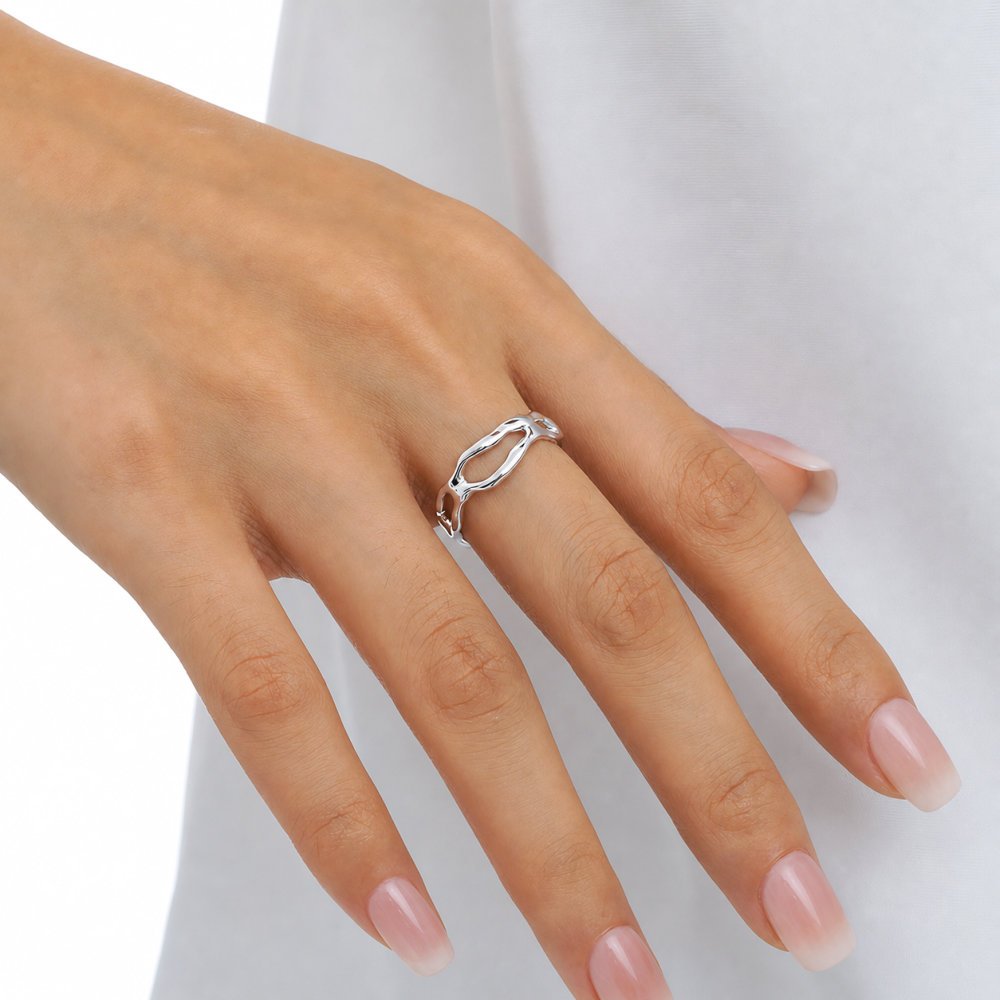 Sidabrinis žiedas Forme 2 sidabra jewelry