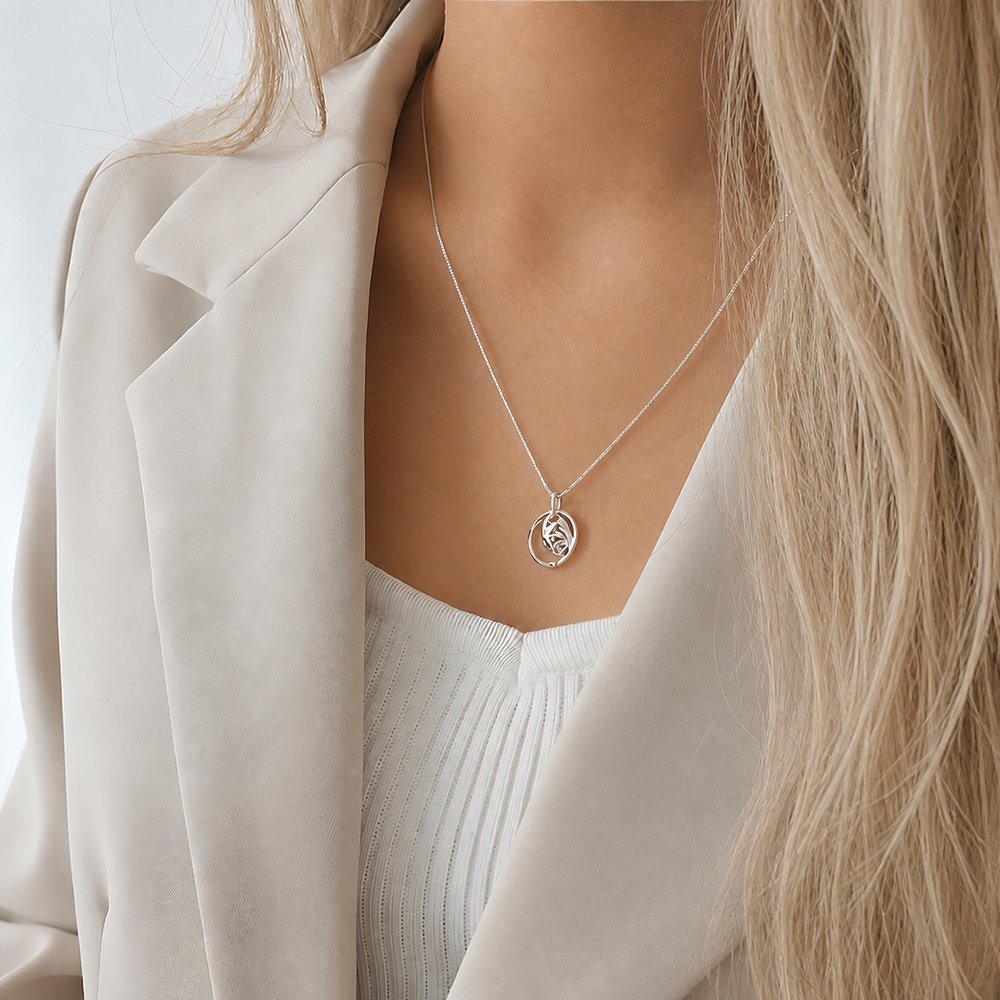 Sidabrinis kaklo papuošalas Tandem 2 sidabra jewelry