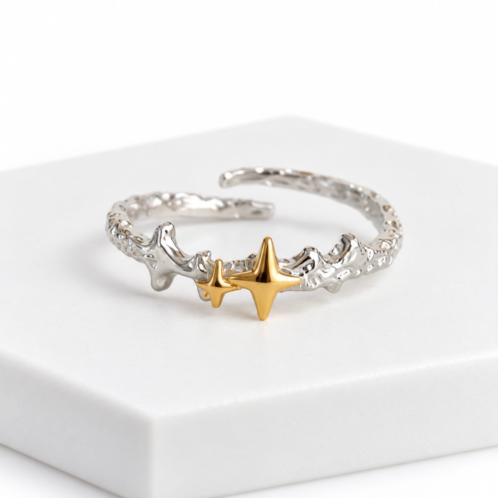 Sidabrinis žiedas Aurum 4 sidabra jewelry