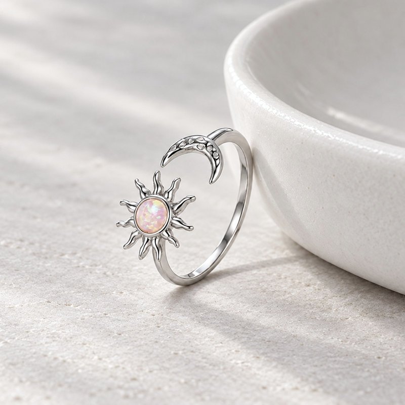 Sidabrinis žiedas Soleil 4 Sidabra Jewelry